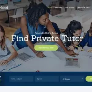 SmartHead – Tutoring Service & Online School Education WordPress Theme